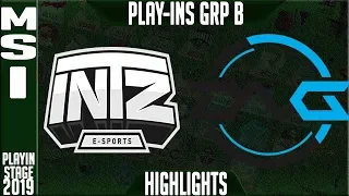 ITZ vs DFM Highlights | MSI 2019 Play-In Stage - Group B Day 3 | INTZ e-Sports vs Detonation FocusMe