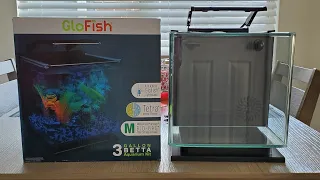 (Betta fish)"How to: Setup a New Glofish 3 Gallon Betta Aquarium Tank"