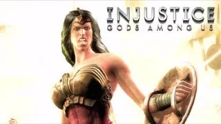 INJUSTICE: GODS AMONG US - 'Justice Javelin' Wonder Woman's Super Move [HD]