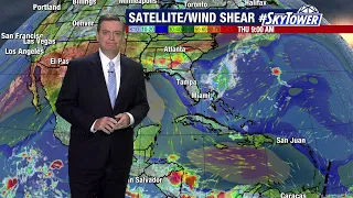 Tropical wave rolling off African coast