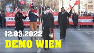 POLIZEI-GROßEINSATZ bei DEMO in Wiener Innenstadt  | 12.03.2022