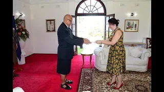 Fijian President received letter of credence from the non-resident Ambassador of Romania