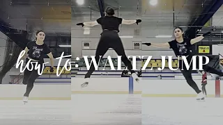 How To Do A WALTZ JUMP // Waltz Jump Tutorial | Learn to Figure Skate (#4)