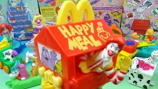 1994 Happy Birthday Happy Meal Train Set of 15 McDonalds Collection Meal Toys Video Review