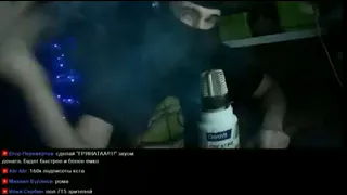 Russian guy blows grenade in LIVE STREAM