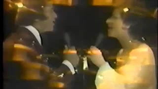 Jane and Johnny Mathis at the 1979 Oscars