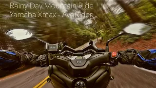 Yamaha XMAX 300 - Rainy Mountain Ride - AvgRider