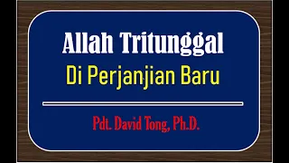 Allah Tritunggal di Perjanjian Baru. Pdt. David Tong, Ph.D.