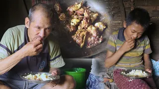 Family in the jungle Having  tasty organic Food  || Season - 2 || Video - 82 || Local chicken ||