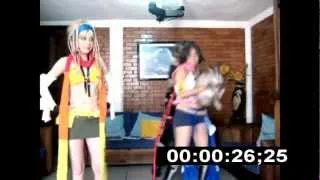 Harlem Shake Final Fantasy X-2 cosplay