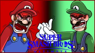 Luigi plays Super Smash bros #2 FT Mario The Brotherly duel