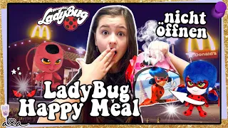 ÖFFNE & ESSE niemals MIRACULOUS LADYBUG HAPPY MEAL 💜 Alles Ava