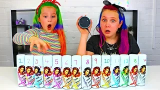 ALEXA Picks Our Glitter Hair Dye Challenge!!!