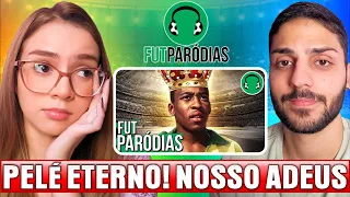 Profª de Geografia Reage｜♫ PELÉ ETERNO! NOSSO ADEUS AO MAIOR DE TODOS 👑｜FutParódias｜REACT