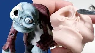 Sculpting a ZOMBIE from Polymer Clay - Creating Your Requests E04