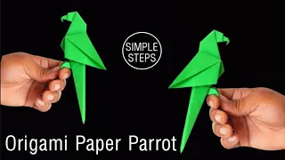 Easy origami- how to make paper parrot / origami parrot | #origami #paperbird