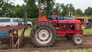 Nuffield 6 cylinder tractor pulling