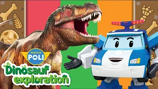 Learn About Dinosaurs with JIN | T-Rex &+ | Robocar POLI Dinosaur Exploration | Robocar POLI TV