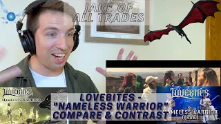 Nameless Warrior by Lovebites - MV vs. Live - Compare & Contrast