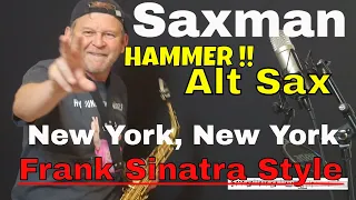 "New York-New York" Frank Sinatra Style- ALT Sax Backing Track sheets-Saxman Stefan Lamml