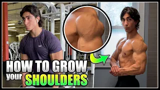 How to Grow your SHOULDERS! Best Exercises & Training Routine