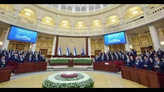 Президент Узбекистана принял участие в первом заседании Законодательной палаты Олий Мажлиса