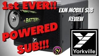 BATTERY POWERED SUBWOOFER/YORKVILLE EXM MOBILE SUB/MADE IN CANADA