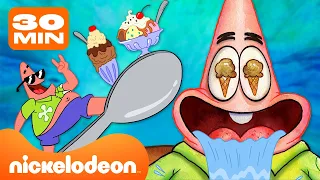 30 МИНУТ самых смешных моментов из НОВЫХ серий "Шоу Патрика Стара"! | Nickelodeon Cyrillic