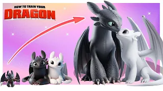 How to Train the Dragon Growing Up EVOLUTION | Shiny Cartoon