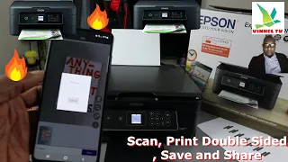 Epson XP - 3150 How to Scan, Print Double-Sided / Specific Colour, Save, and Share to Email | #scan