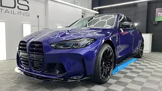 "Velvet Blue" BMW M3 Competition PPF & Ceramic Coating