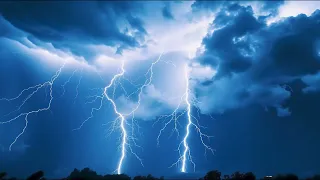 10 Hours EPIC THUNDER & RAIN,  Rainstorm Sounds For Relaxing, Focus or Sleep  White Noise