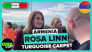 ARMENIA EUROVISION 2022: Rosa Linn - SNAP (TURQUOISE CARPET INTERVIEW)