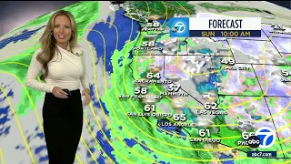 Rain remains in SoCal on Sunday amid cold temperatures