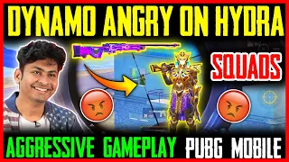 DYNAMO 😡 ANGRY ON HYDRA SQUAD AWM SNIPING EXTREME INTENSE GAMEPLAY PUBG MOBILE