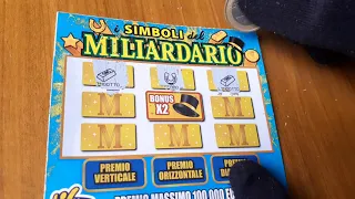 💶 Gratta e Vinci | Simboli del Miliardario, Italian scratch cards scratch cards today #scratchticket