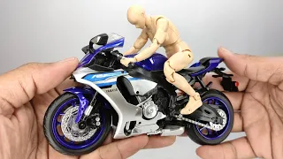 YAMAHA YZF-R1 Diecast Model Motorcycle | Unboxing & Review