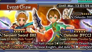 [DFFOO GL] Yuri's EX premieres! Final Free Banner Pulls for 3rd Anniversary