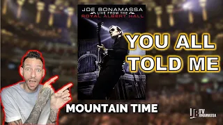 HERE WE GO Joe Bonamassa "Mountain Time" - Live From The Royal Albert Hall (REACTION)