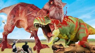 Most Dramatic T-rex attack NEW PART | T-rex Vs | Jurassic Park Fan-Made Film | Dinosaur @Ms.Sandy