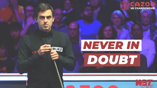 Ronnie O'Sullivan Books Last 16 Place In Style | 2022 Cazoo UK Championship