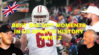 Best "Big Guy" Moments in US Sports History Part 2 REACTION!! | OFFICE BLOKES REACT!!