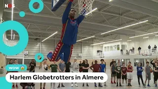 Jonge basketballers krijgen les van beroemd team