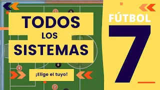 ► 5 FORMACIONES efectivas para FÚTBOL 7 (encuentra la tuya)