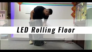 SCENICO- LED Carpet Screen-Rolling Floor Screen