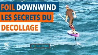 SUP foil downwind: how to take off