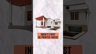 India's first 3D printed house! Nutshell shorts #105 |#shorts