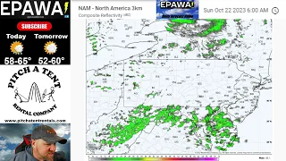 Saturday October 21st, 2023 video forecast