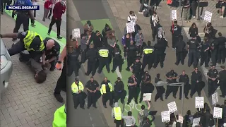 MIT protesters, police clash; 9 arrested