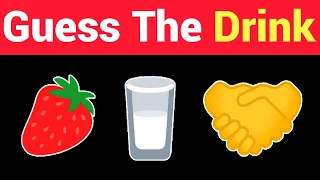 Can You Guess The Drinks by Emojis? 🥤🍹🍷 | Drink Emoji Challenge